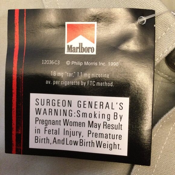 Vintage 90s Marlboro Gear men's shirt L NWT dead stock long sleeve button front - Picture 6 of 6